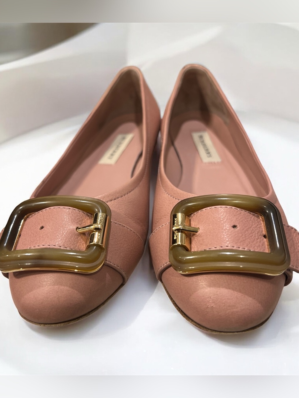 Burberry Trench Buckle Leygreen Ballerina